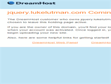 Tablet Screenshot of jquery.lukelutman.com